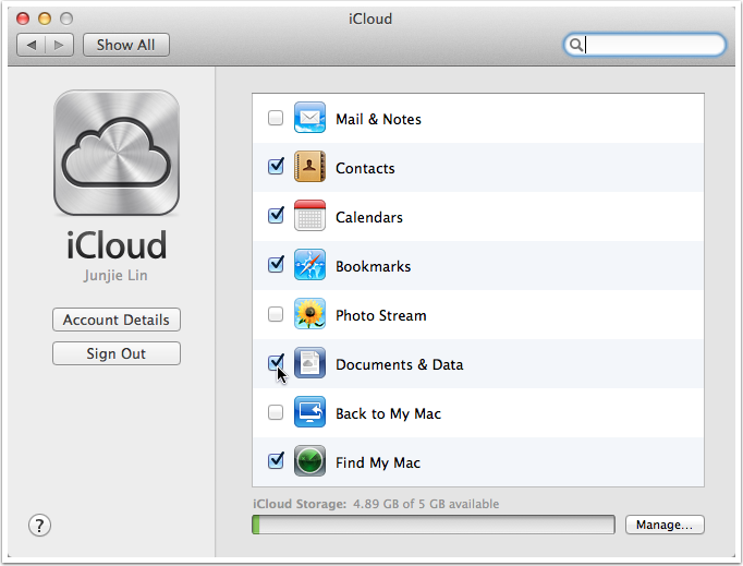 how to open icloud on mac